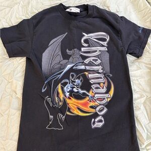 Vintage Disney World Chernabog Fantasia Villains Black T Shirt SMALL Rare